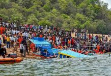 கோதாவரி படகு விபத்து : பலி எண்ணிக்கை 25 ஆக உயர்வு