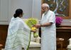 மோடி _ மம்தா: இனிப்புடன் ஓர் இனிய சந்திப்பு