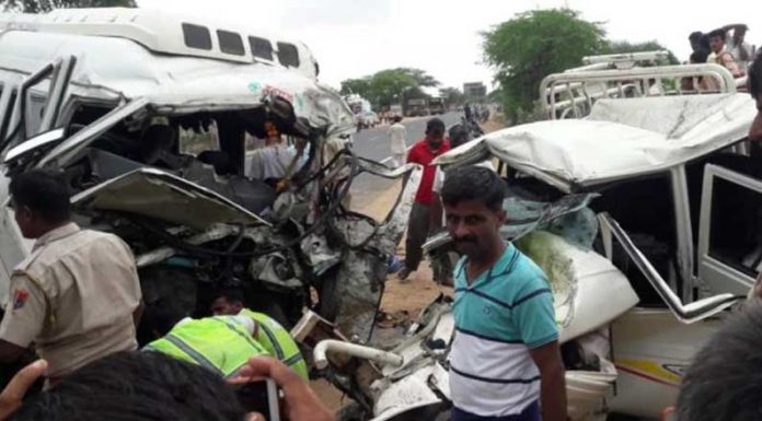 ராஜஸ்தானில் கோர விபத்து -15 பேர் பலி
