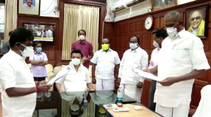ஓட்டப்பிடாரம் எம்எல்ஏ இன்று பதவி ஏற்பு
