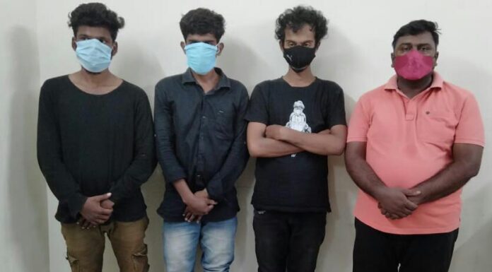 போதைக்காக வலி நிவாரண மாத்திரை விற்ற 4 பேர் கைது