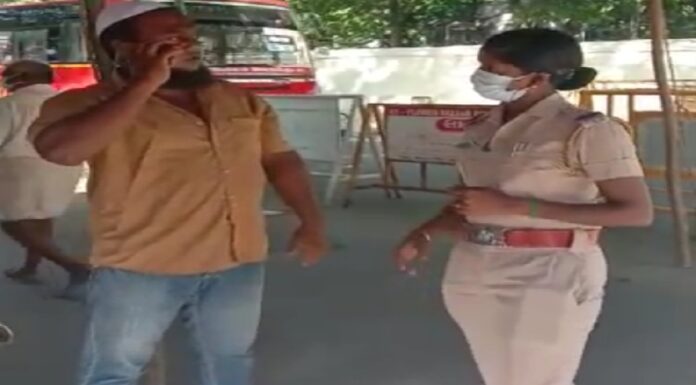 சென்னையில் தொடரும் போலீஸ் _ வாகன ஓட்டி தகராறு