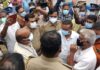 கோவையில் கோவில் இடிப்பு இந்து முன்னணி மறியல்