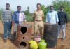 செய்யாற்று படுகையில் சாராயம் அழிப்பு