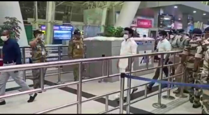 விளையாட புறப்பட்டார் உதயநிதி மகன் வழியனுப்பி வைத்தார் ஸ்டாலின்