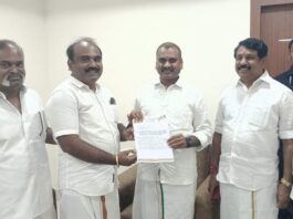 மத்திய இணை அமைச்சரிடம் மனு
