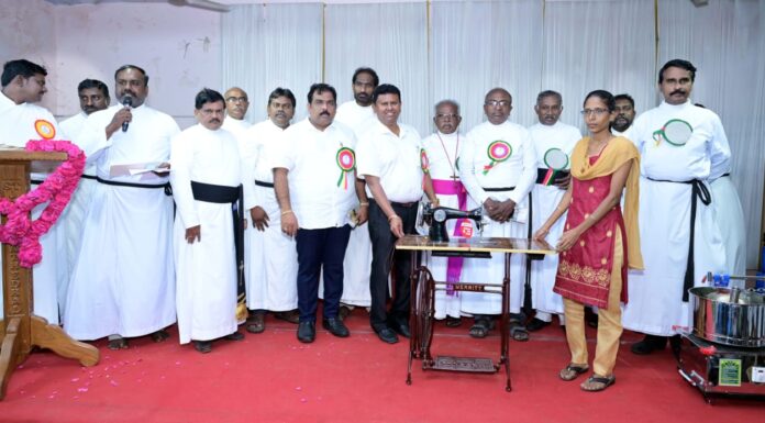 நாசரேத்தில் திருமண்டல ஸ்தோத்திர பண்டிகை – ரூ.12 லட்சம் நலத்திட்ட உதவி