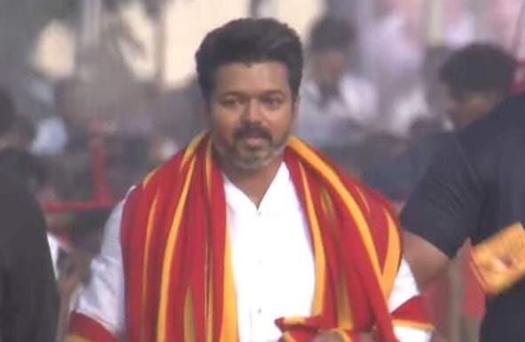 திராவிடமும் தமிழ் தேசியமும் இரு கண்கள் – விஜய் மாநாட்டு பேச்சு