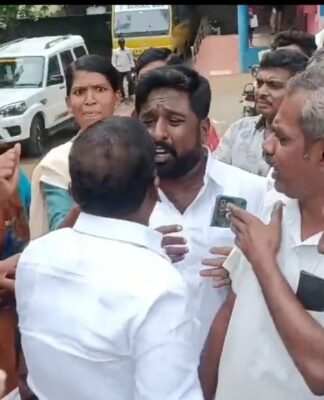 கோவில்பட்டி நகர்மன்றத் தலைவருடன் மக்கள் மோதல் – பரபரப்பு
